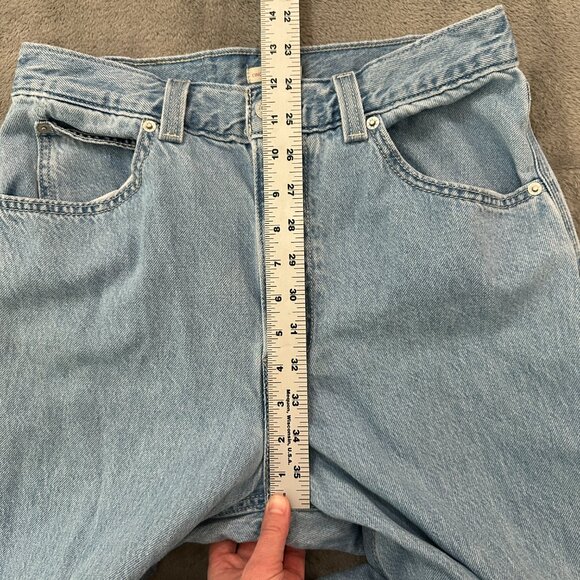 Levi's Cinch Baggy Wide Leg Light Wash Jeans Women's size 28 6 - Picture 7 of 10